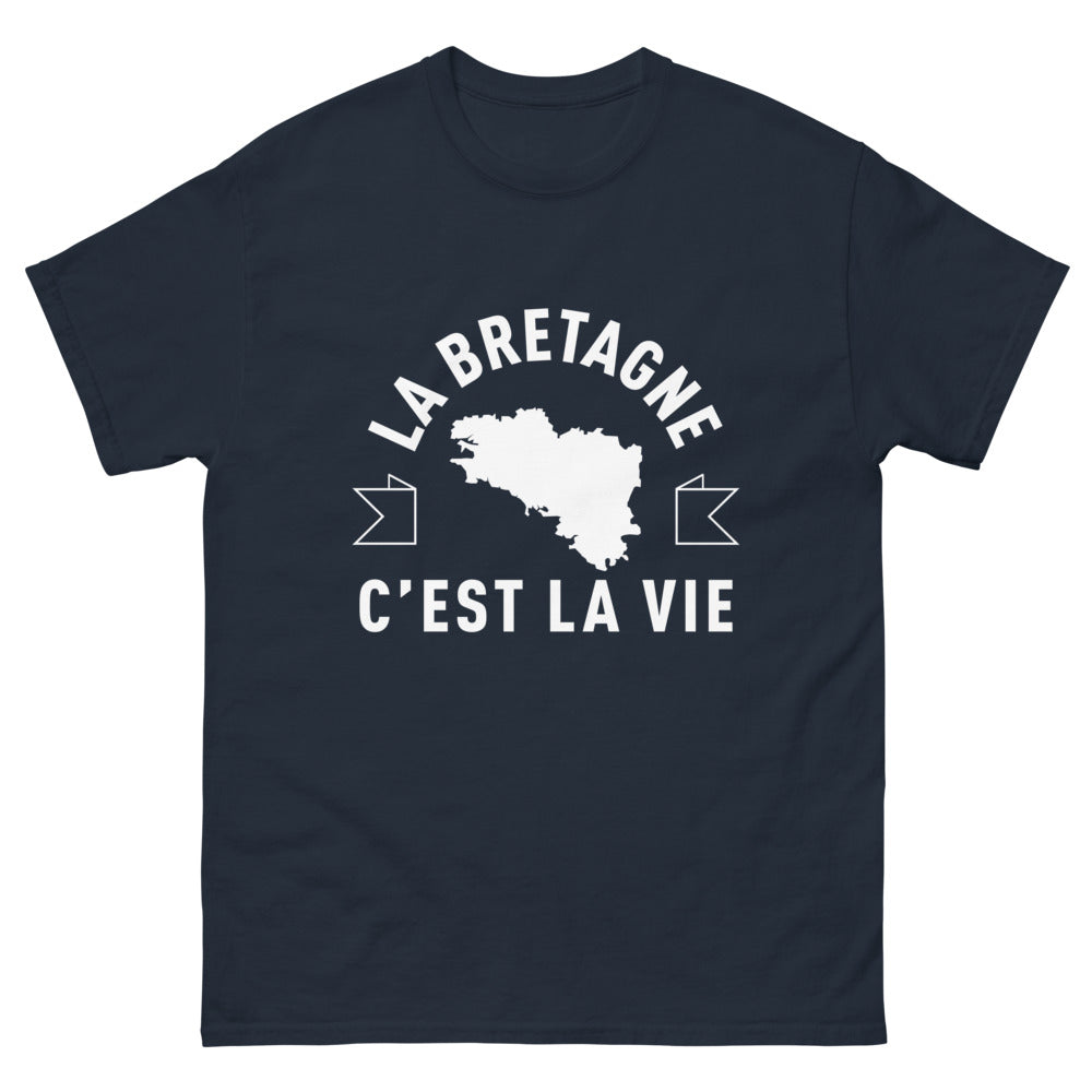 T-shirt Bretagne marine - La Bretagne C'est La Vie
