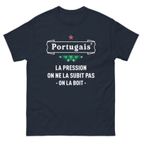 Thumbnail for T-shirt humour brassicole marine - La pression, on la boit