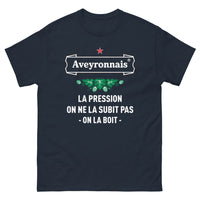 Thumbnail for T-shirt Bretagne marine - La pression, on ne la subit pas