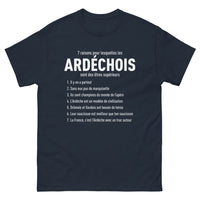 Thumbnail for T-shirt Ardèche marine - hommage aux Ardéchois festifs