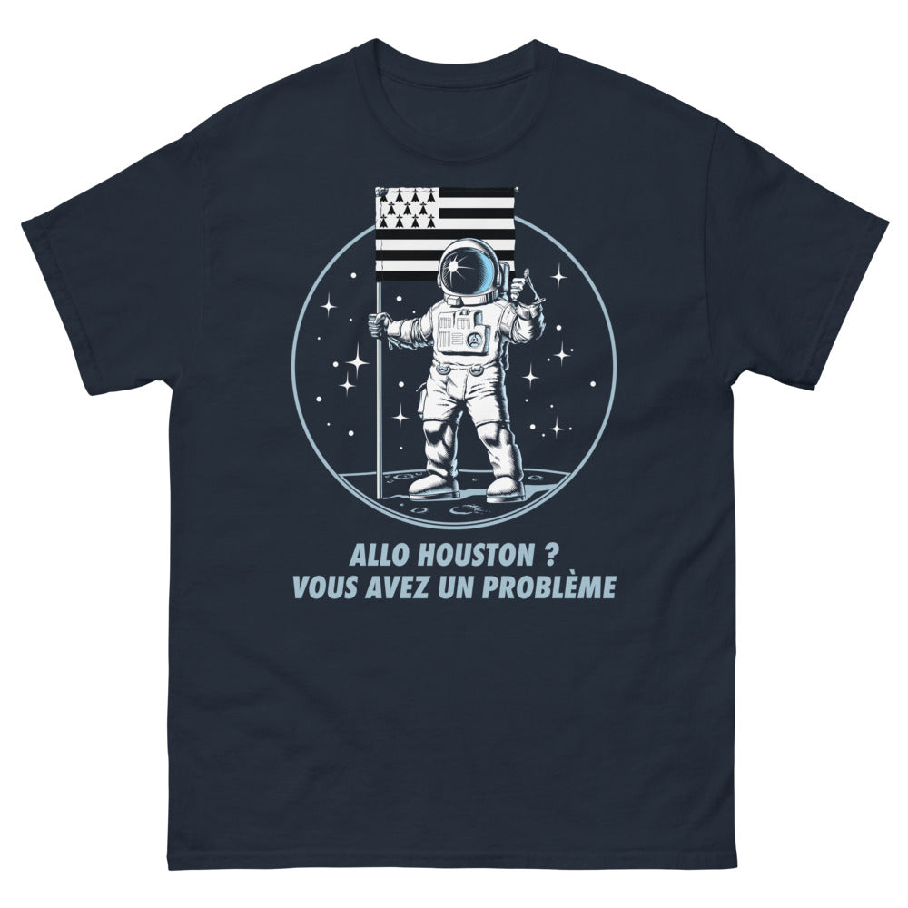 T-shirt français noir dos - Allo Houston, vous avez un problème