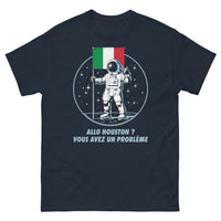 Thumbnail for T-shirt Nasa noir dos - Allo Houston, un clin d'œil humoristique