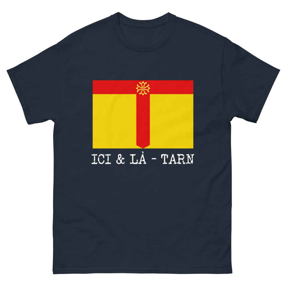 T-shirt Tarn marine - Fier et Sobre, hommage élégant