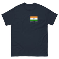 Thumbnail for T-shirt Inde sombre marine - hommage à la culture indienne