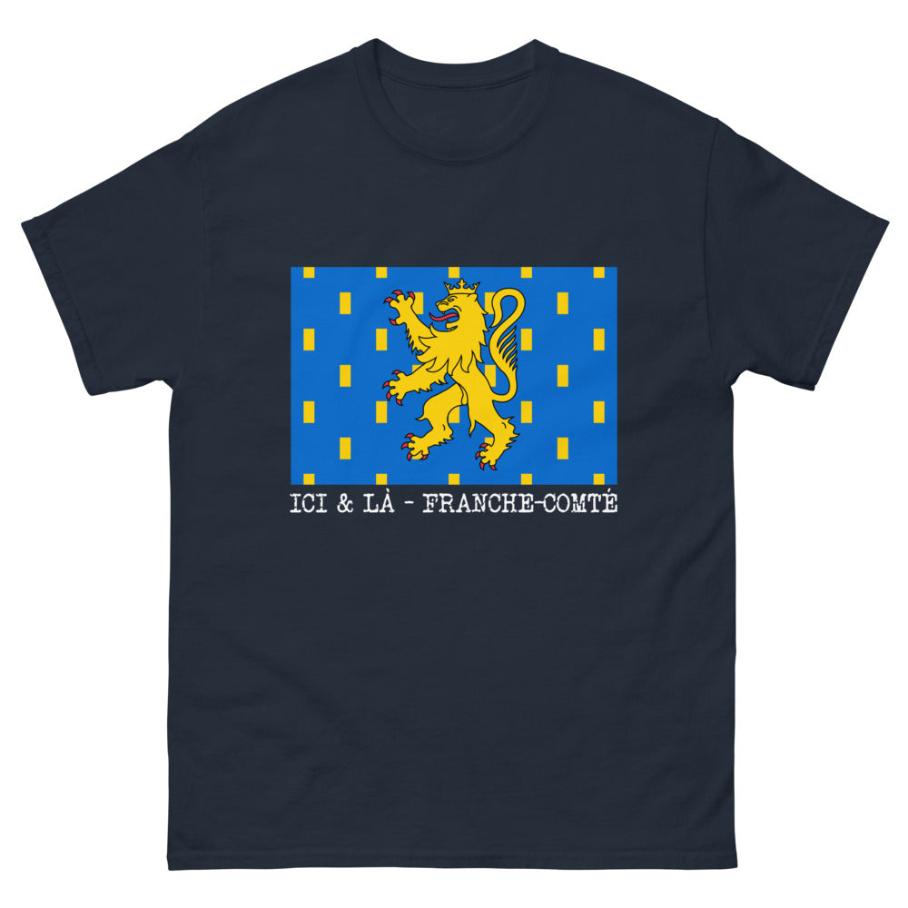 T-shirt Franche-Comté marine - Fierté à porter