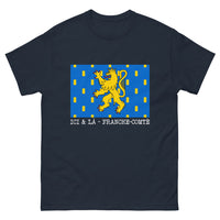 Thumbnail for T-shirt Franche-Comté marine - Fierté à porter