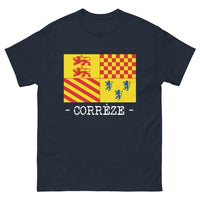 Thumbnail for T-shirt Corrèze marine - Fierté Régionale élégante