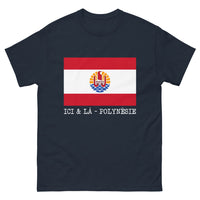Thumbnail for T-shirt Polynésie française marine - amour pour les îles