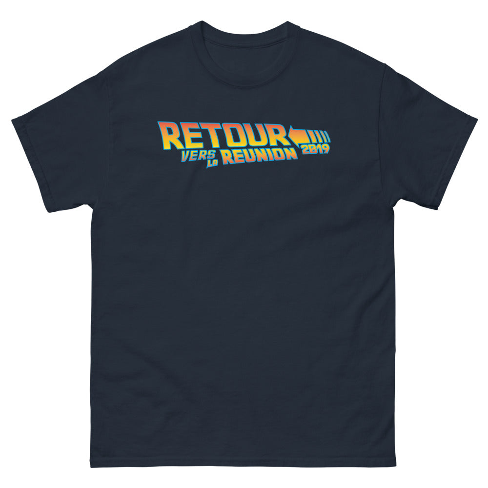 T-shirt La Réunion marine - Retour vers 2019
