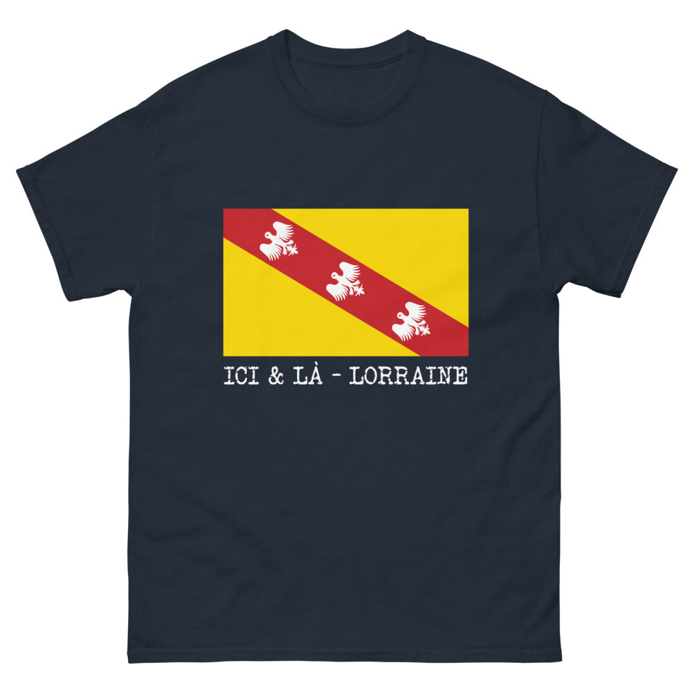 T-shirt Lorraine marine - Fier d'être Lorrain