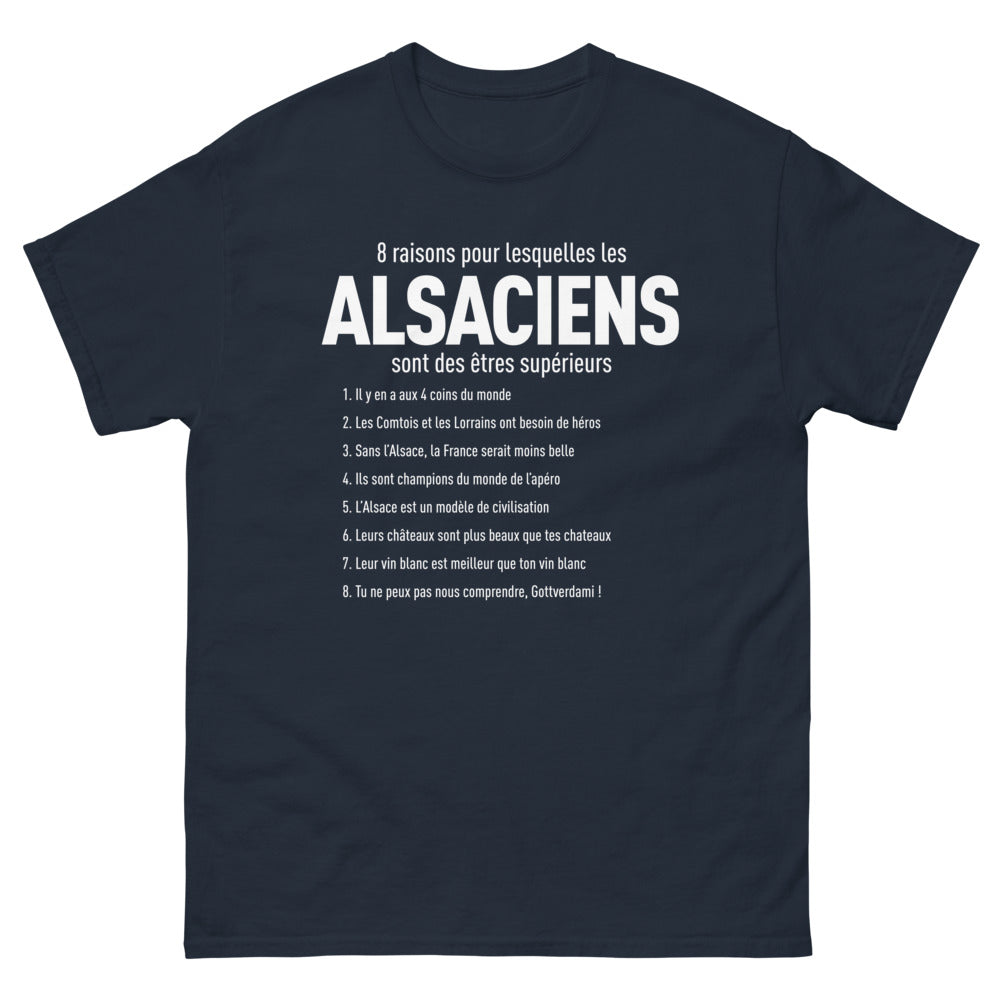 T-shirt Alsace marine - 8 Raisons d'être Supérieurs