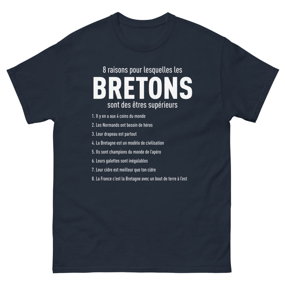 T-shirt Bretagne marine - Supérieur en Tout Temps