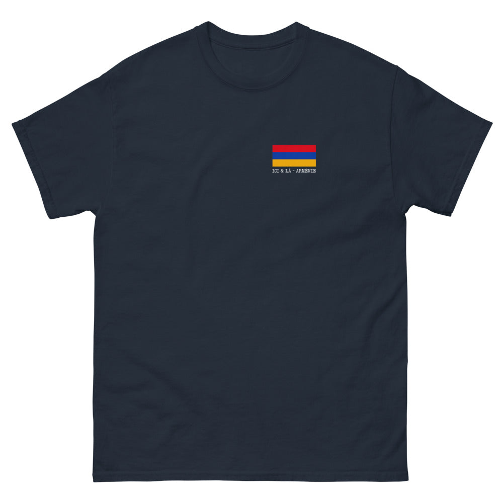 T-shirt Arménie marine - hommage stylé à la culture arménienne