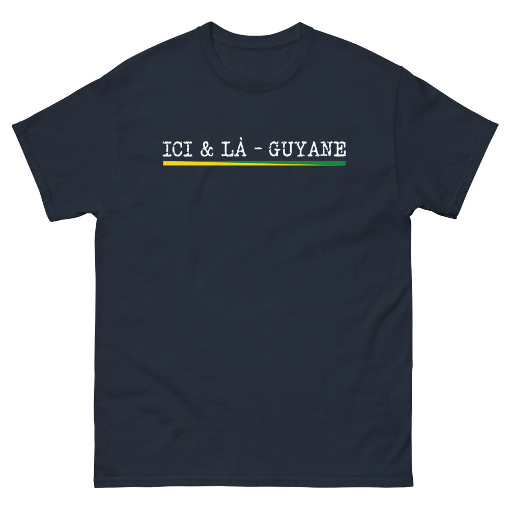 T-shirt Guyane marine - Fierté et style en hommage local