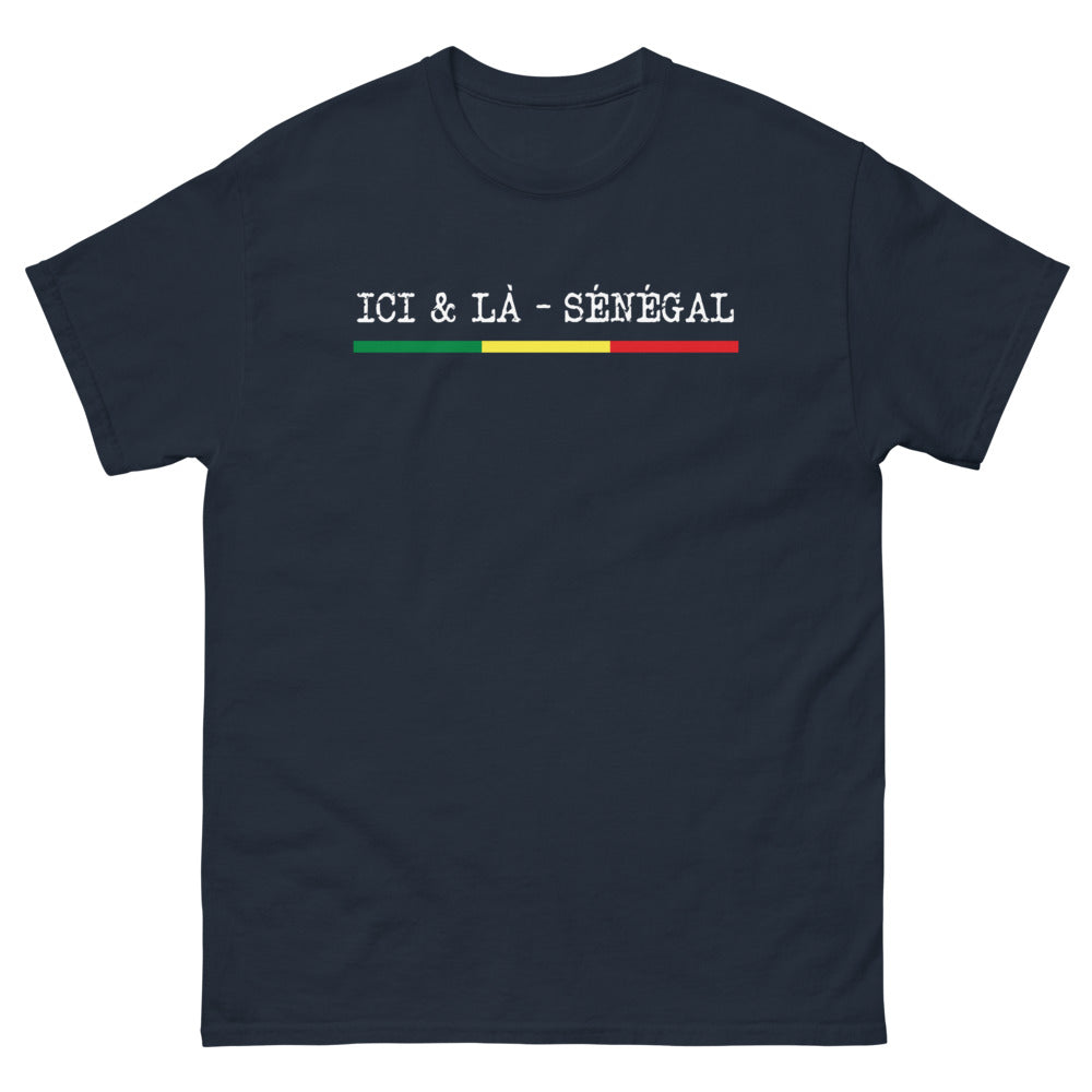 T-shirt Sénégal marine - hommage à la terre magnifique