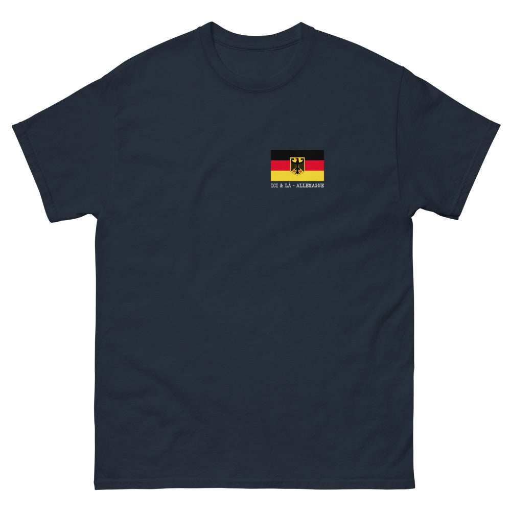 T-shirt Allemagne marine - design élégant et raffiné