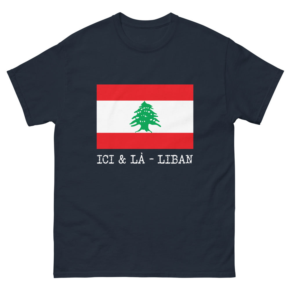T-shirt Liban marine - Esprit Sombre & Fier