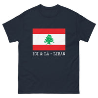 Thumbnail for T-shirt Liban marine - Esprit Sombre & Fier