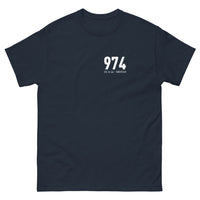 Thumbnail for T-shirt Réunion 974 marine - Ambiance Île Intense