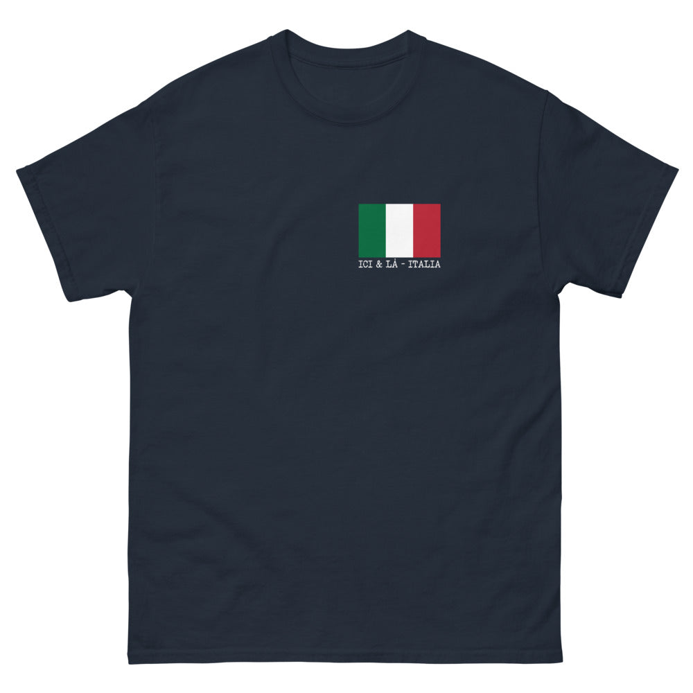 T-shirt Italie marine - Souvenir original chic et nostalgique