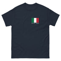 Thumbnail for T-shirt Italie marine - Souvenir original chic et nostalgique