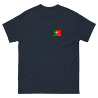 Thumbnail for T-shirt Portugal marine - Ambiance sombre et fierté locale
