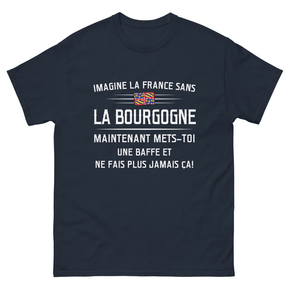 T-shirt Bourgogne marine - Imagine la France sans la Bourgogne