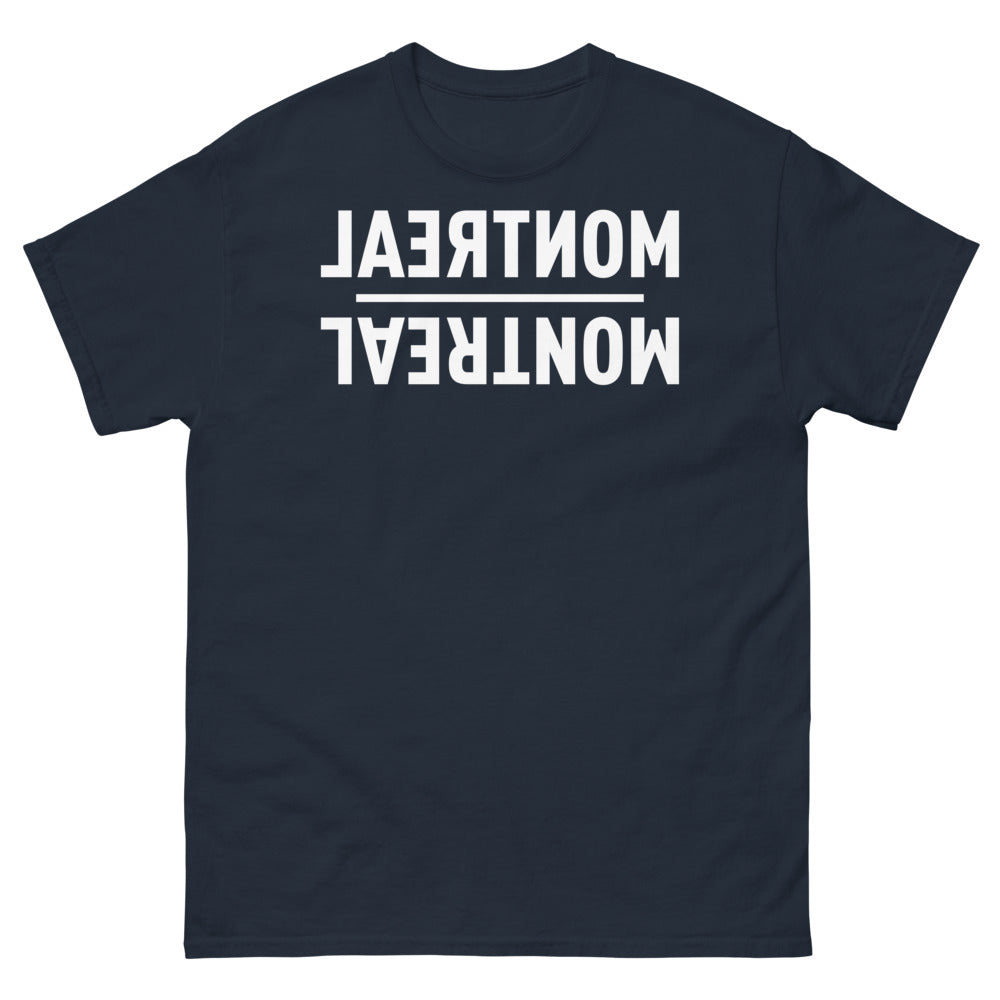 T-shirt Montréal marine - hommage à la culture vibrante