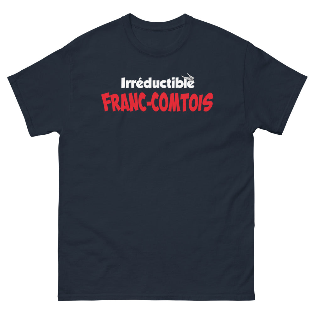 T-shirt Franche-Comté marine - Irréductible et fier