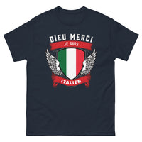 Thumbnail for T-shirt Italie marine - Dieu Merci Je Suis Italien