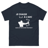 Thumbnail for T-shirt Chasseur à l'Arc bleu marine - Quel est ton super pouvoir ?