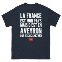 Thumbnail for T-shirt Aveyron marine - La France est mon pays, mais c'est en Aveyron que je suis chez moi