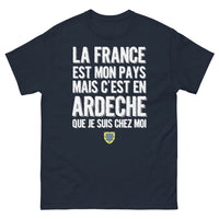 Thumbnail for T-shirt Ardèche marine - La France est mon Pays