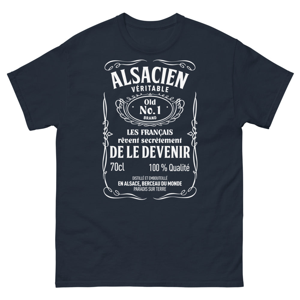 T-shirt Alsace marine - Le Rêve Secret des Français