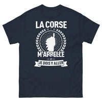 Thumbnail for T-shirt Corse marine - La Corse m'appelle et je dois y aller