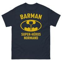 Thumbnail for T-shirt Normand marine - Barman Super Héros design sombre
