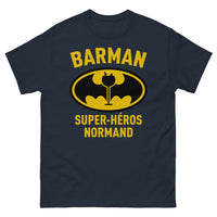 Thumbnail for T-shirt Normandie marine - Super Héros du Barman