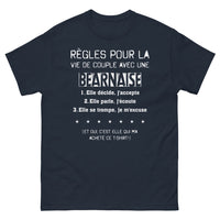 Thumbnail for T-shirt Béarnaise marine - Règles pour une vie de couple