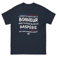 Thumbnail for T-shirt Gaspésie marine - Presque le bonheur à porter