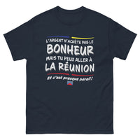 Thumbnail for T-shirt Réunion marine - L'argent n'achète pas le bonheur