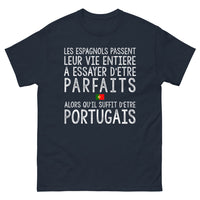 Thumbnail for T-shirt Espagne noir dos - Soyez Portugais avec humour