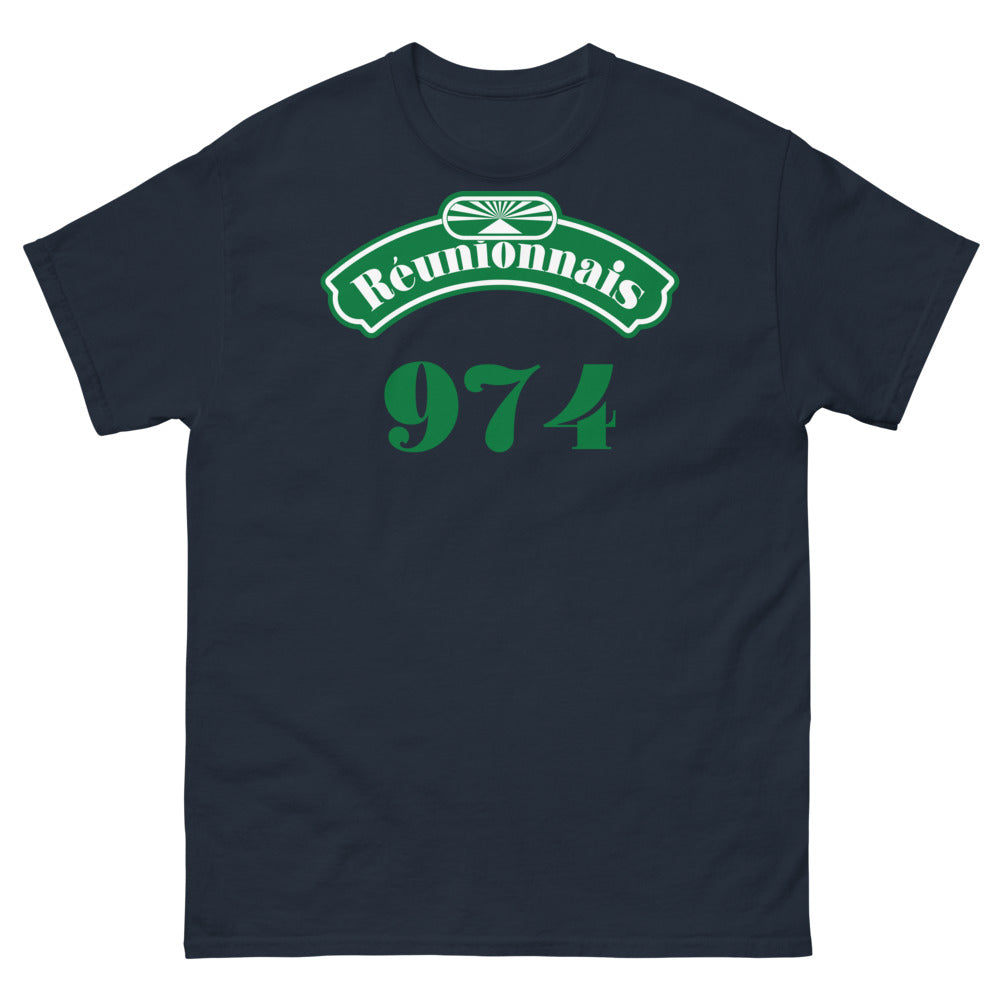 T-shirt Réunion marine - Fier et mystérieux