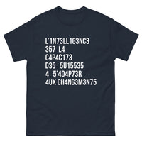Thumbnail for T-shirt Intelligence noir dos - La capacité de s'adapter