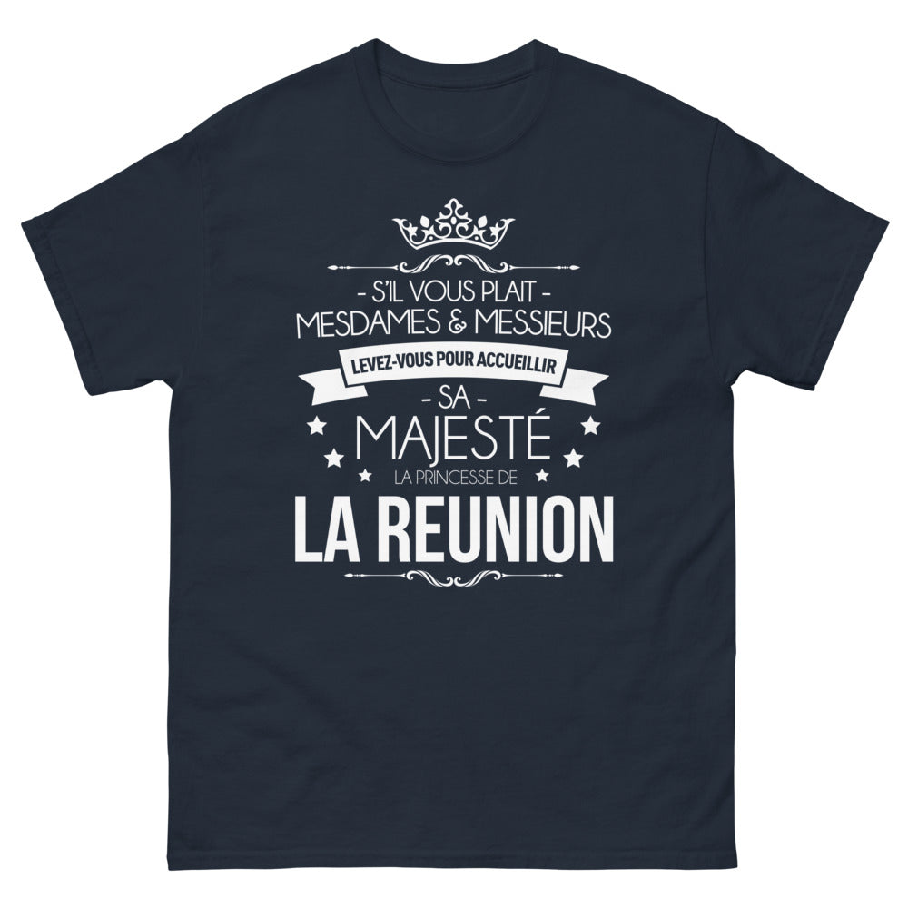 T-shirt Réunion marine - La Princesse de la Réunion