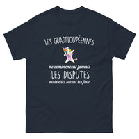 Thumbnail for T-shirt Guadeloupe marine - Les Guadeloupéennes et leur art