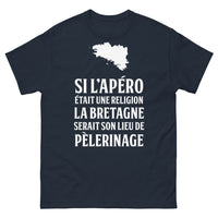 Thumbnail for T-shirt Bretagne marine - Si l'apéro était une religion