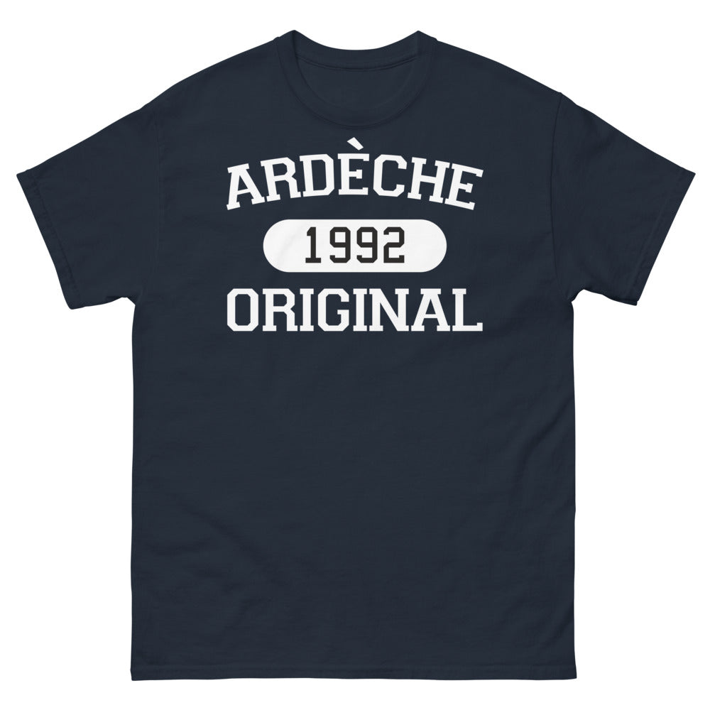 T-shirt Ardèche marine - Célébration des racines ardéchoises