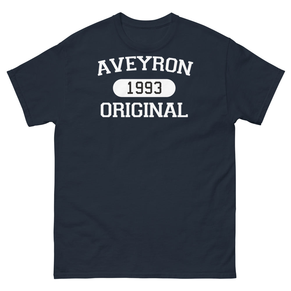T-shirt Aveyron marine - clin d'œil nostalgique 1993