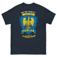 Thumbnail for T-Shirt Friuli Blu Navy - No soi perfet, ma o soi furlan
