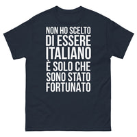 Thumbnail for T-shirt Italie bleu marine - Non ho scelto di essere italiano